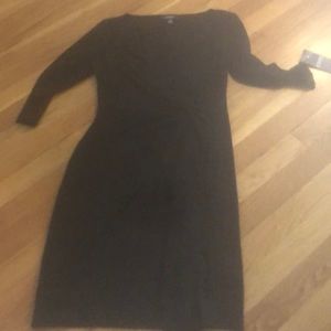 Faux wrap dress